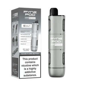 6 In 1 Pyne Pod PP6000 Disposable Vape Pod Kit