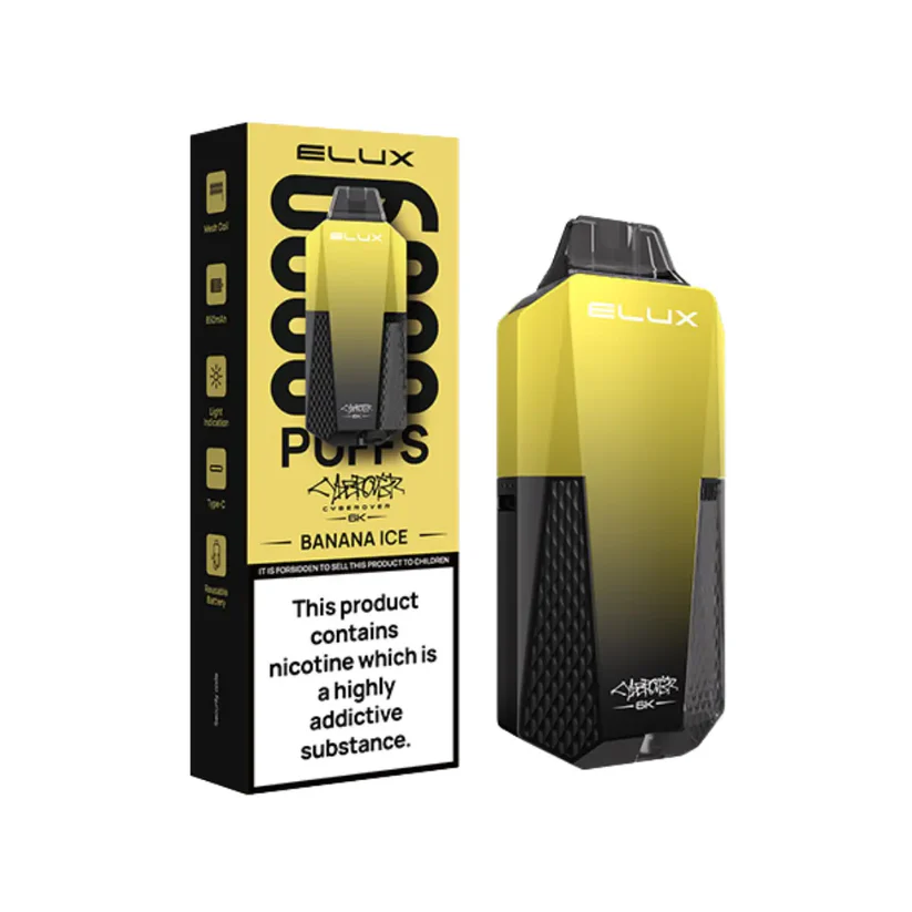 ELUX Cyberover 6000 Puffs prefilled pod vape kit 20mg