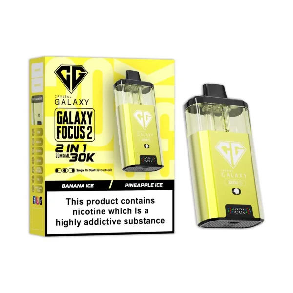Crystal Galaxy Focus 2 30K Prefilled Pod Kit | 30,000 Puffs Dual Flavour Vape UK