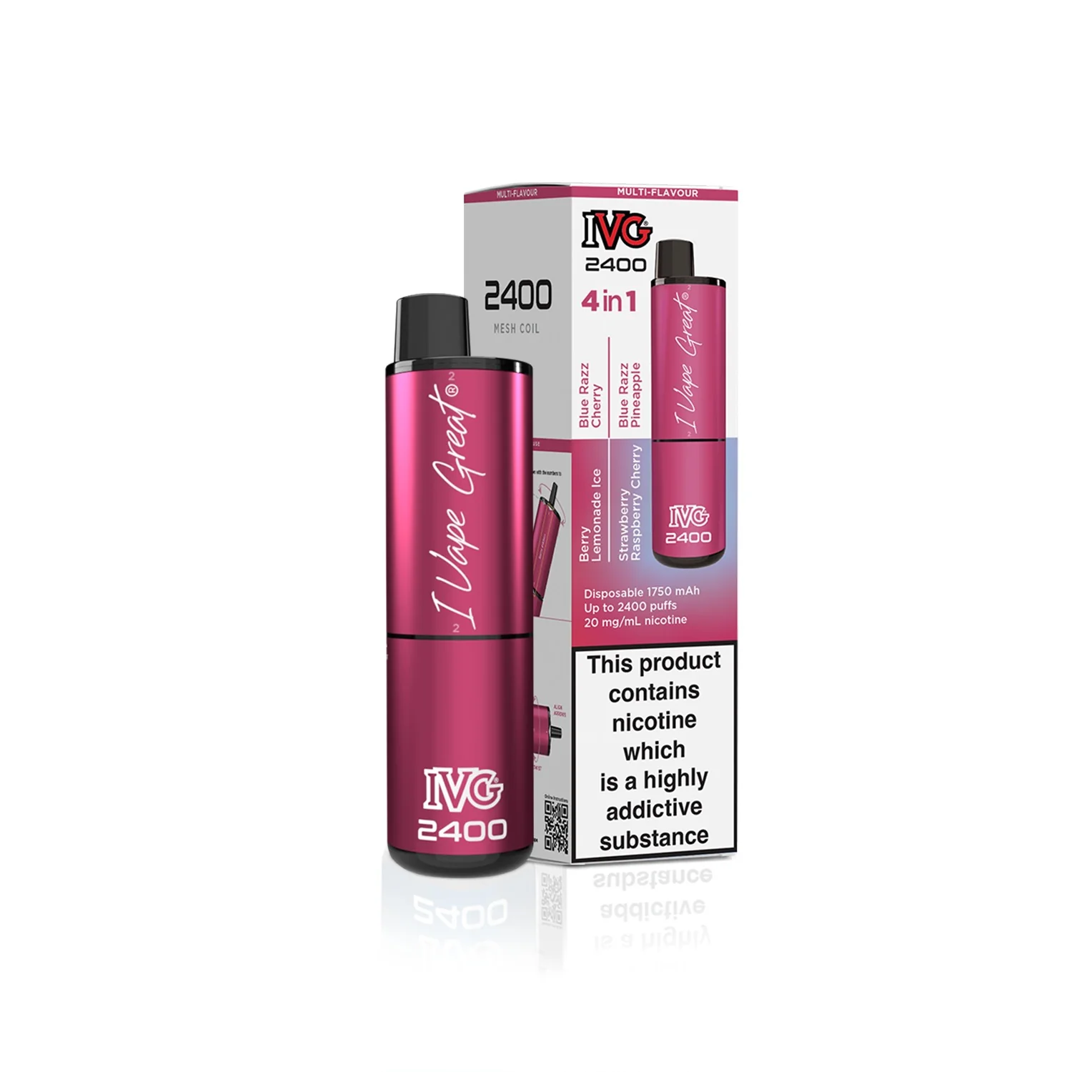 IVG 2400 4-in-1 Multi Flavour Pod Kit