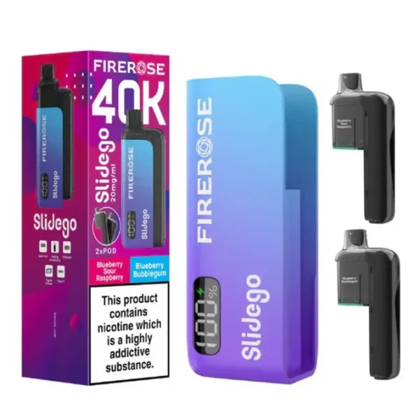 Firerose Slidego 40K Kit + 20K Pod (60K+ Puffs)