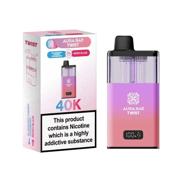 Aura Bar Twist 40K Puffs Prefilled Pod Kit