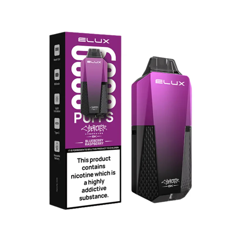 ELUX Cyberover 6000 Puffs prefilled pod vape kit 20mg