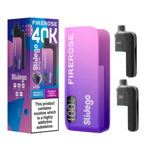 Firerose Slidego 40K Kit + 20K Pod (60K+ Puffs)