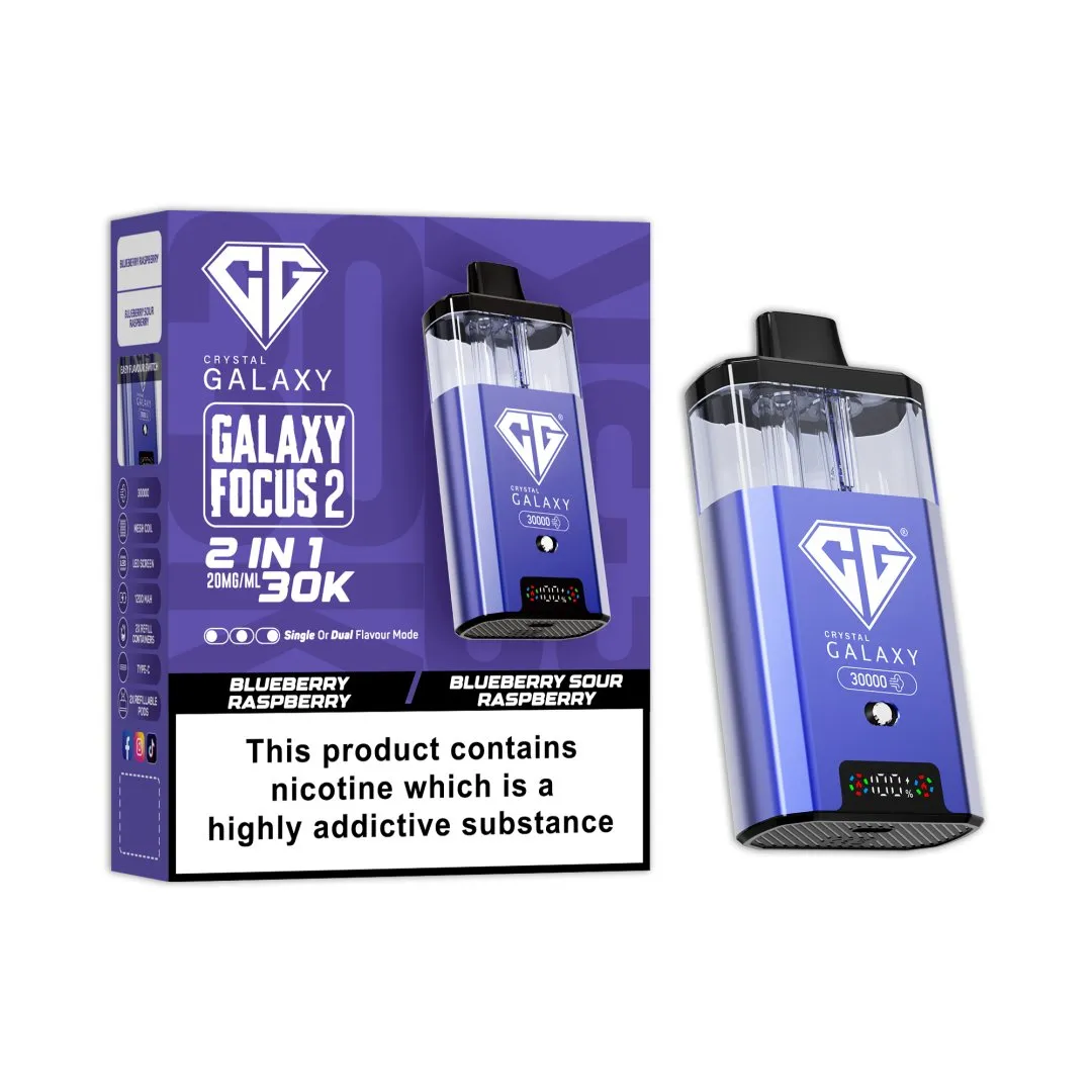 Crystal Galaxy Focus 2 30K Prefilled Pod Kit | 30,000 Puffs Dual Flavour Vape UK