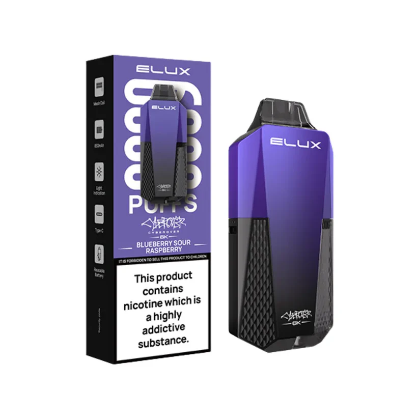 ELUX Cyberover 6000 Puffs prefilled pod vape kit 20mg