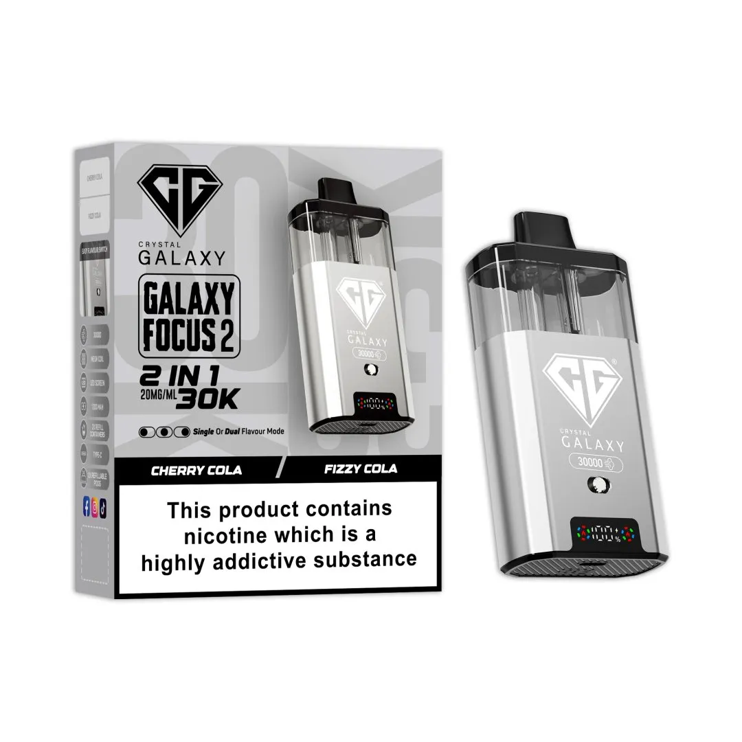 Crystal Galaxy Focus 2 30K Prefilled Pod Kit | 30,000 Puffs Dual Flavour Vape UK