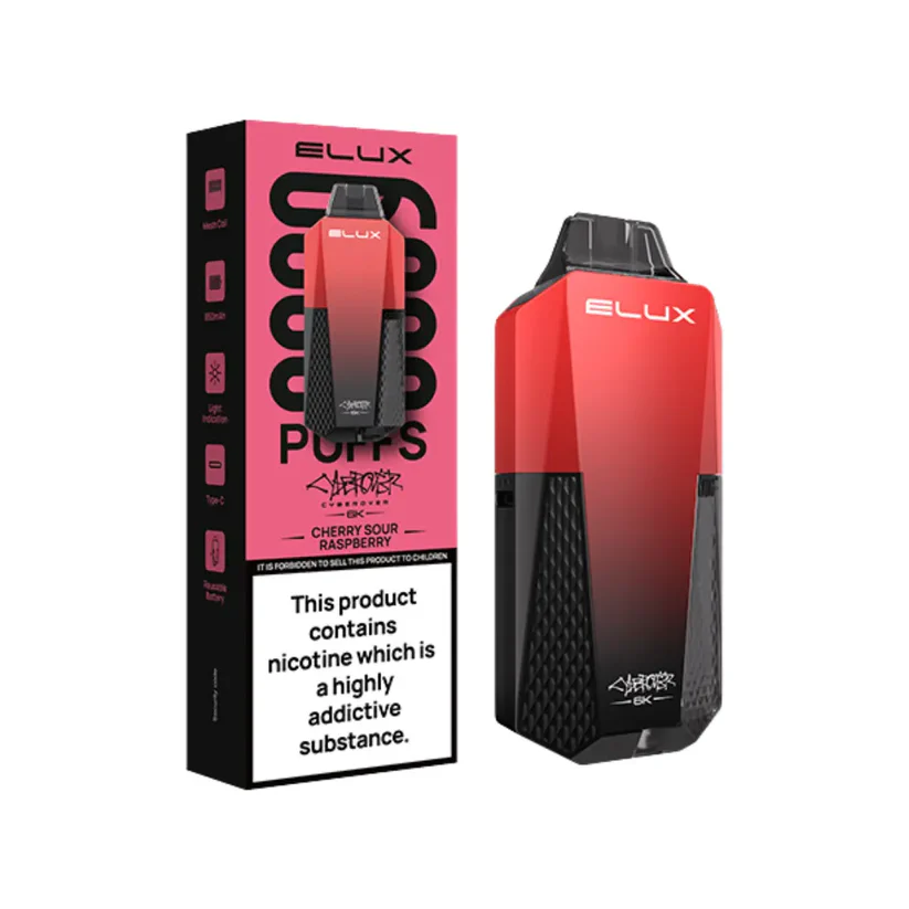 ELUX Cyberover 6000 Puffs prefilled pod vape kit 20mg