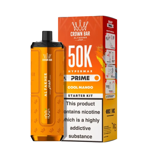 Al Fakher Hypermax Prime 50K Puffs Prefilled Kit