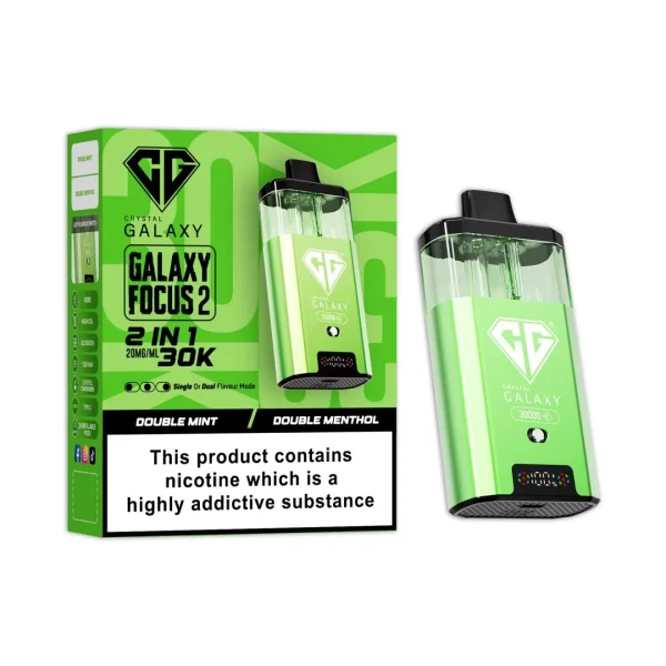 Crystal Galaxy Focus 2 30K Prefilled Pod Kit | 30,000 Puffs Dual Flavour Vape UK
