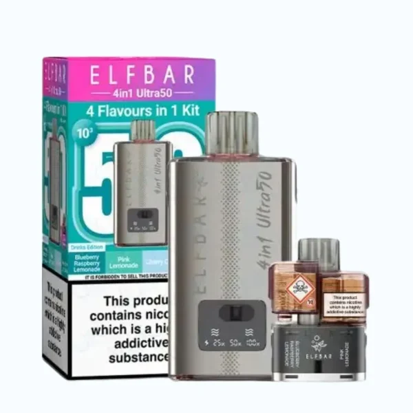 Elf Bar 4in1 Ultra 50K Puffs Prefilled Pod Kit