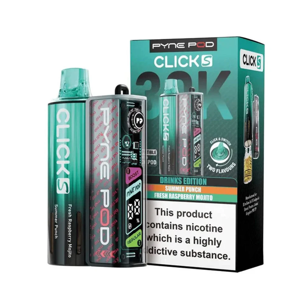 Pyne Pod Click S 30K Kit + 30K Pod (60K+ Puffs)