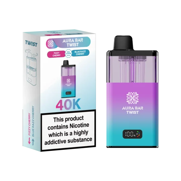 Aura Bar Twist 40K Puffs Prefilled Pod Kit