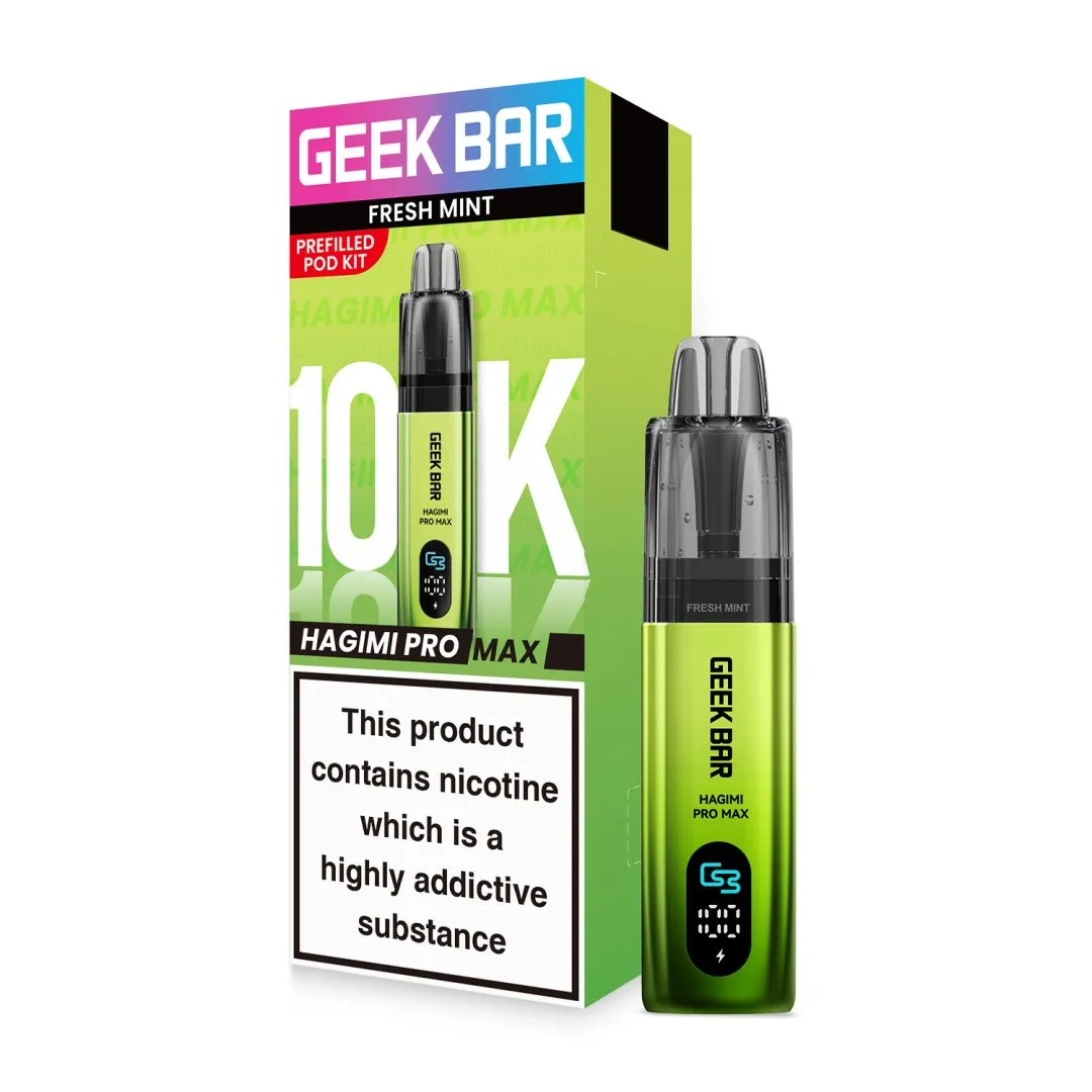 Geek Bar Hagimi Pro Max 10K Puffs Pod Kit