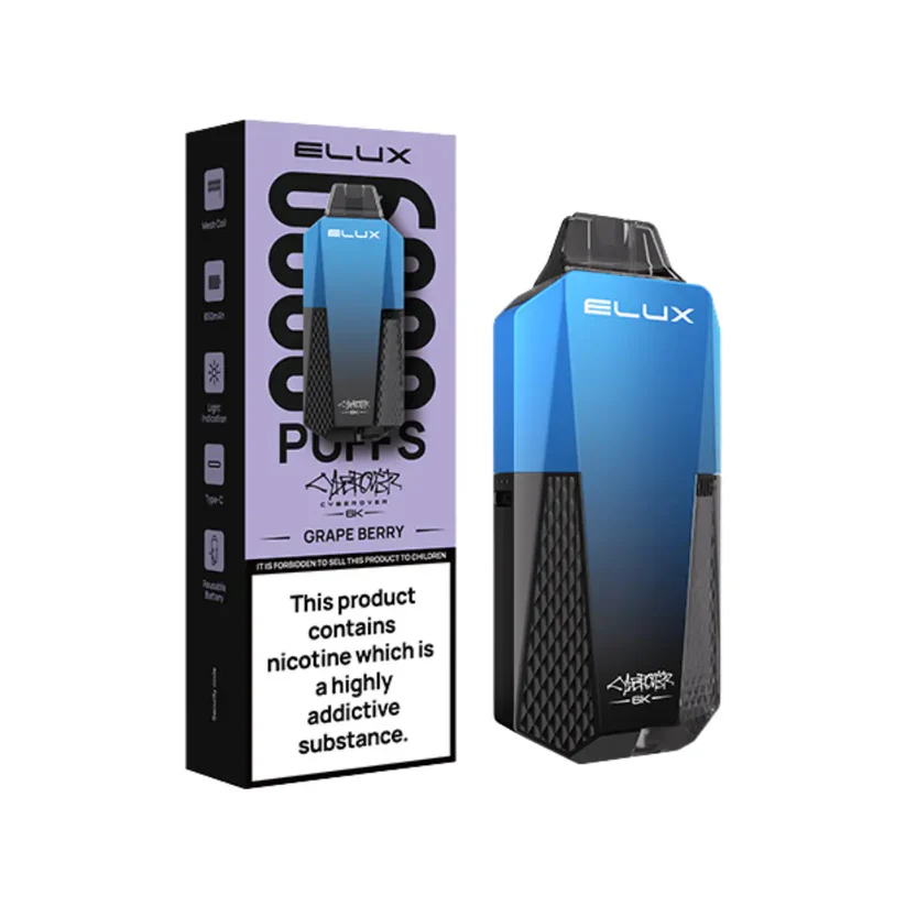 ELUX Cyberover 6000 Puffs prefilled pod vape kit 20mg