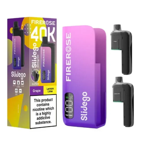 Firerose Slidego 40K Kit + 20K Pod (60K+ Puffs)