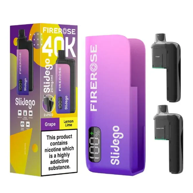 Firerose Slidego 40K Kit + 20K Pod (60K+ Puffs)
