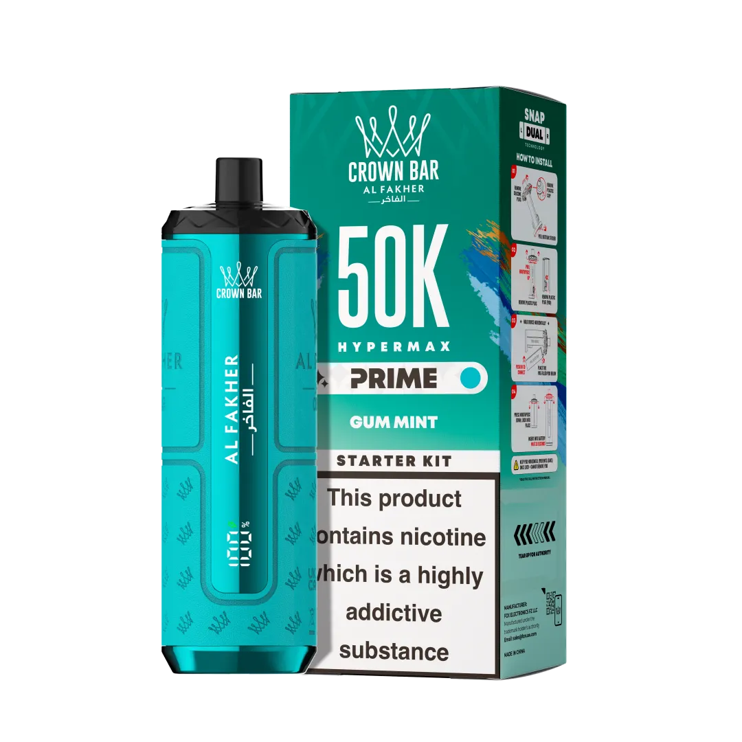 Al Fakher Hypermax Prime 50K Puffs Prefilled Kit
