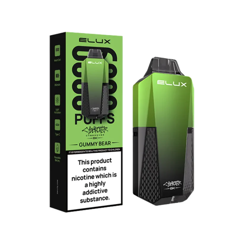 ELUX Cyberover 6000 Puffs prefilled pod vape kit 20mg