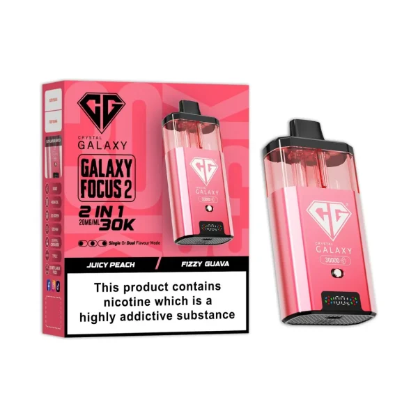 Crystal Galaxy Focus 2 30K Prefilled Pod Kit | 30,000 Puffs Dual Flavour Vape UK
