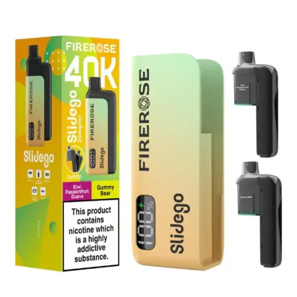 Firerose Slidego 40K Kit + 20K Pod (60K+ Puffs)