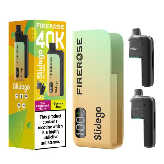Firerose Slidego 40K Kit + 20K Pod (60K+ Puffs)