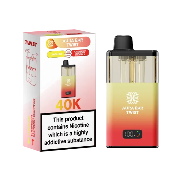 Aura Bar Twist 40K Puffs Prefilled Pod Kit