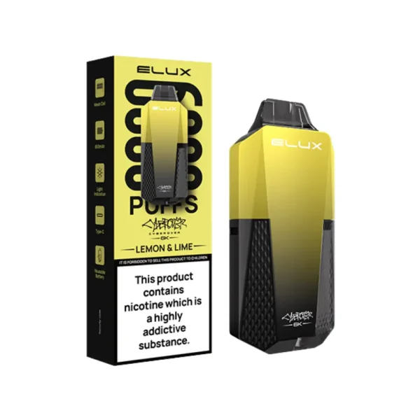 ELUX Cyberover 6000 Puffs prefilled pod vape kit 20mg
