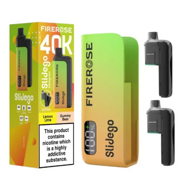 Firerose Slidego 40K Kit + 20K Pod (60K+ Puffs)