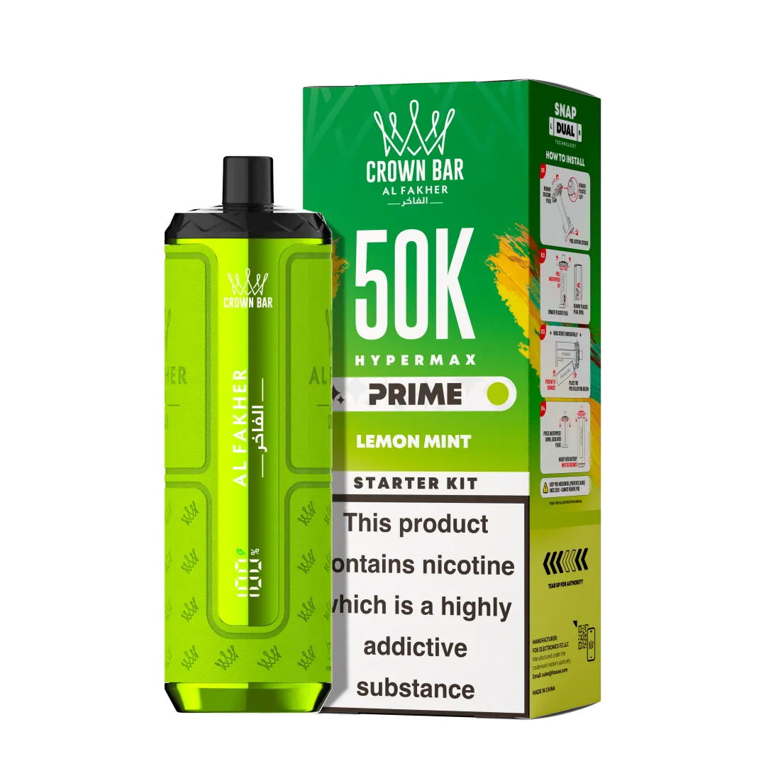 Al Fakher Hypermax Prime 50K Puffs Prefilled Kit