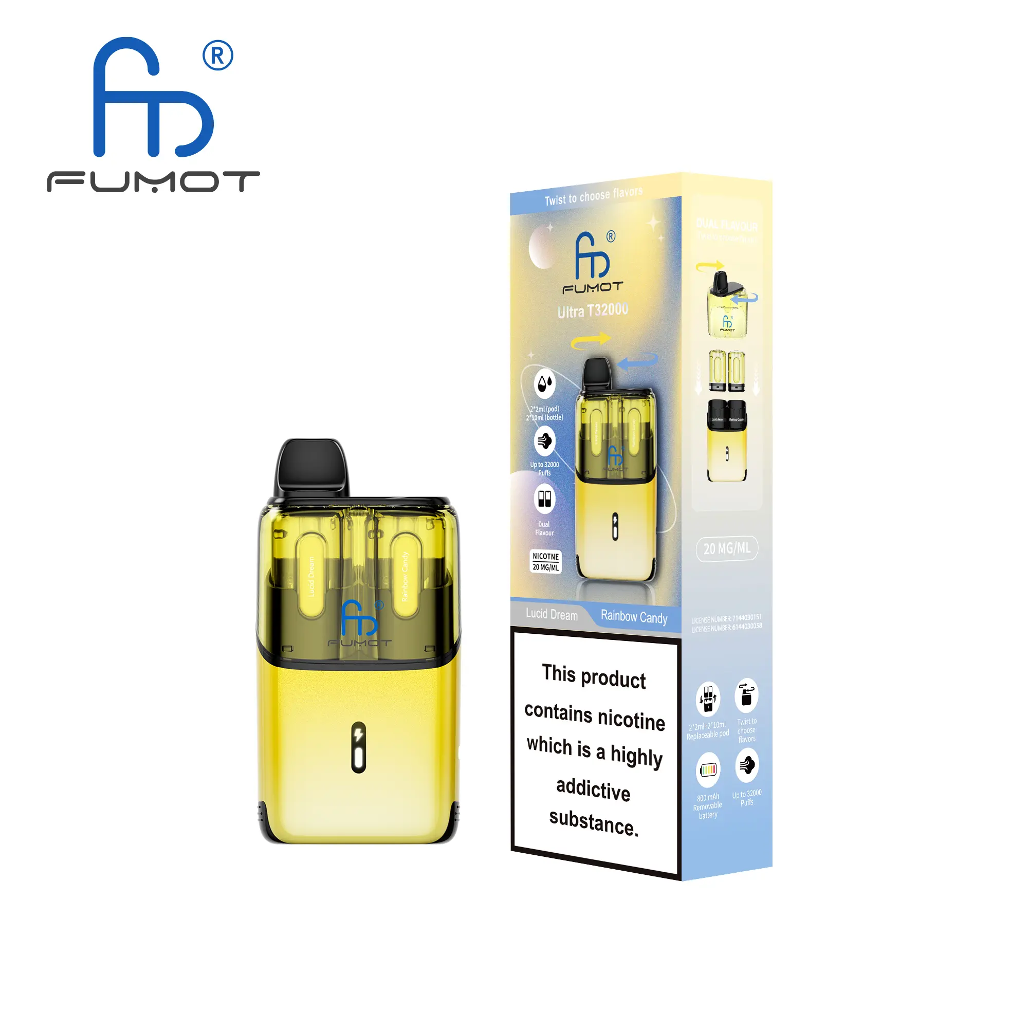 RandM Fumot T32000 Kit + 16K Pod