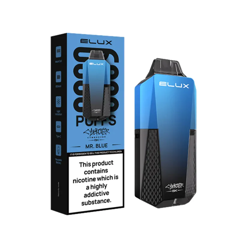 ELUX Cyberover 6000 Puffs prefilled pod vape kit 20mg