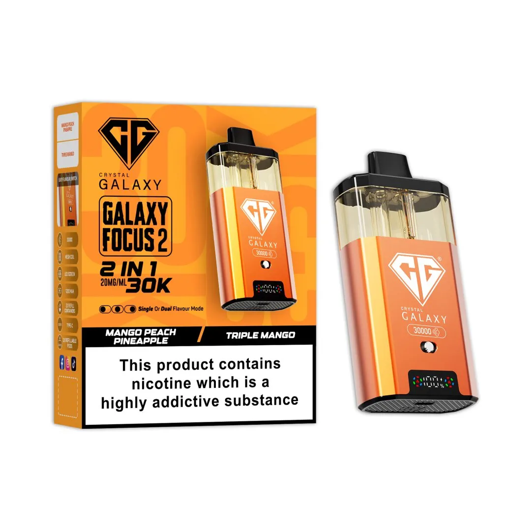 Crystal Galaxy Focus 2 30K Prefilled Pod Kit | 30,000 Puffs Dual Flavour Vape UK