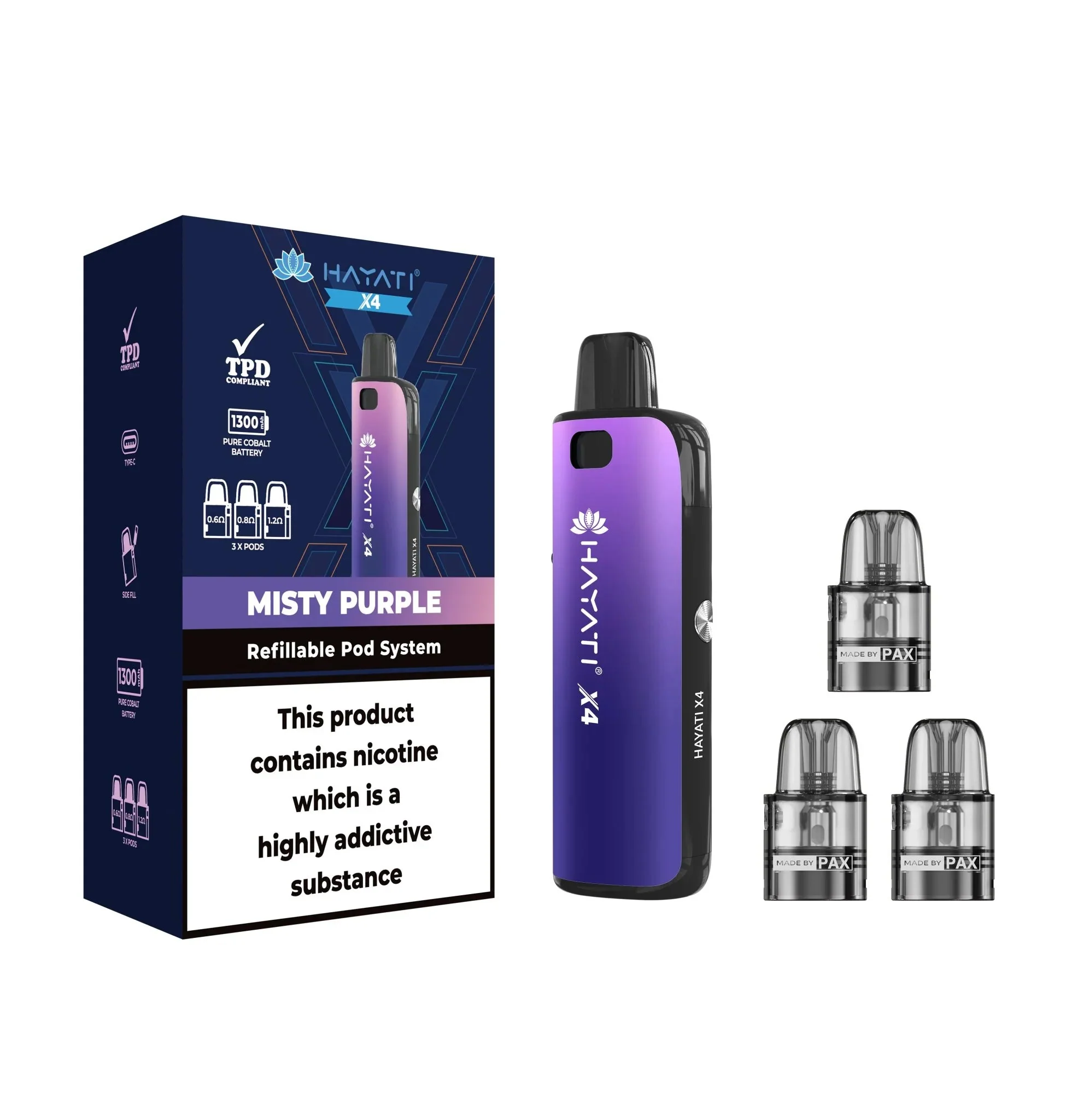 Hayati X4 Refillable Pod Vape Kit