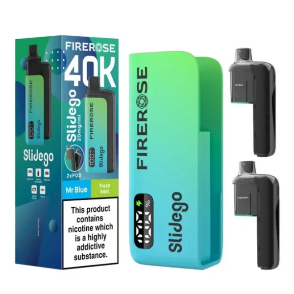 Firerose Slidego 40K Kit + 20K Pod (60K+ Puffs)