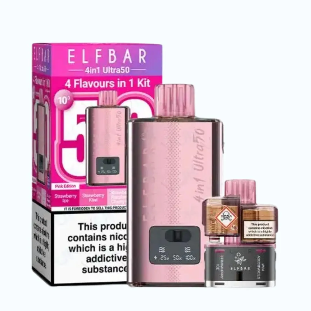Elf Bar 4in1 Ultra 50K Puffs Prefilled Pod Kit