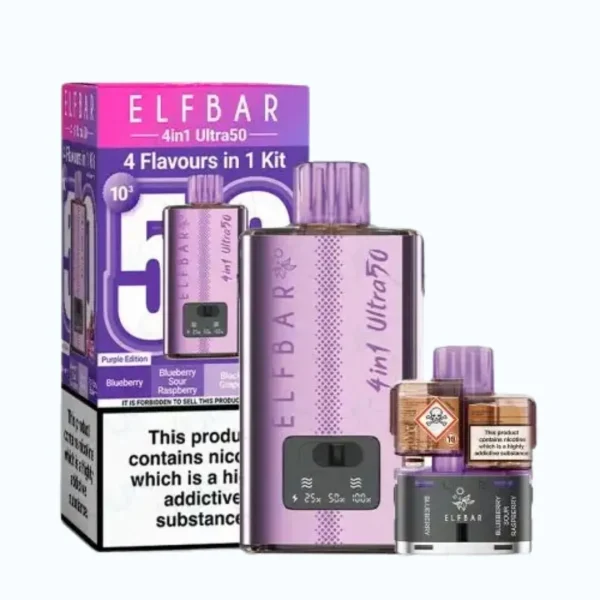 Elf Bar 4in1 Ultra 50K Puffs Prefilled Pod Kit