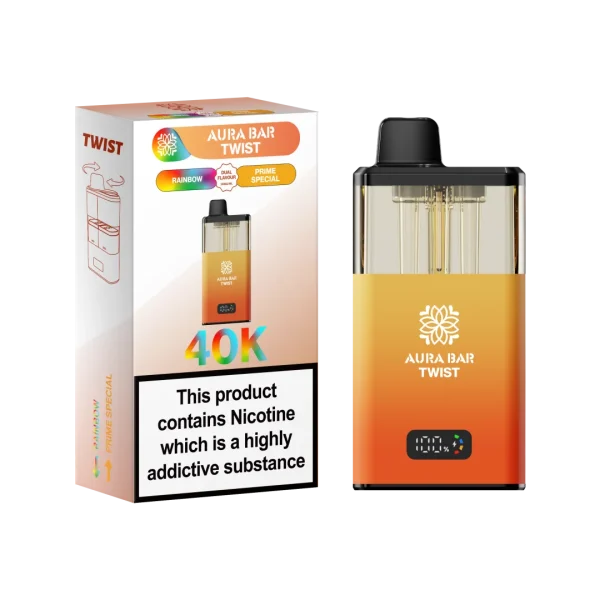 Aura Bar Twist 40K Puffs Prefilled Pod Kit
