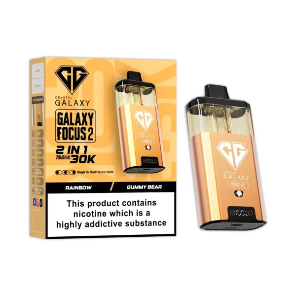 Crystal Galaxy Focus 2 30K Prefilled Pod Kit | 30,000 Puffs Dual Flavour Vape UK