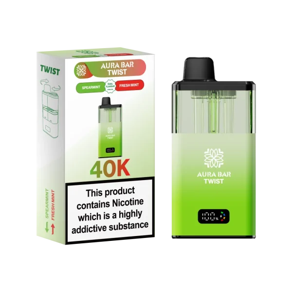Aura Bar Twist 40K Puffs Prefilled Pod Kit