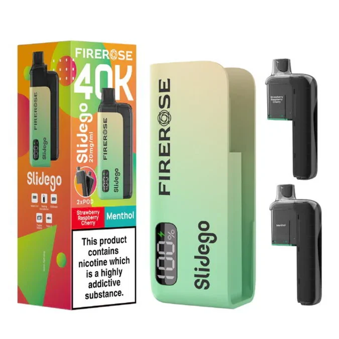 Firerose Slidego 40K Kit + 20K Pod (60K+ Puffs)