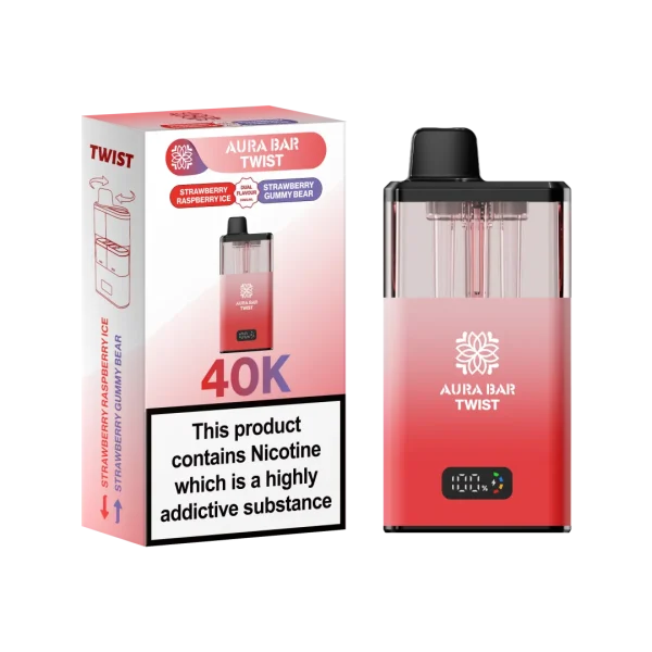 Aura Bar Twist 40K Puffs Prefilled Pod Kit