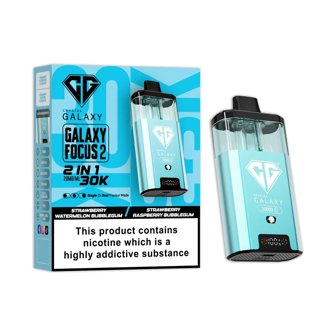 Crystal Galaxy Focus 2 30K Prefilled Pod Kit | 30,000 Puffs Dual Flavour Vape UK