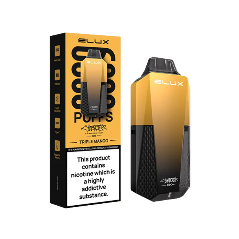 ELUX Cyberover 6000 Puffs prefilled pod vape kit 20mg