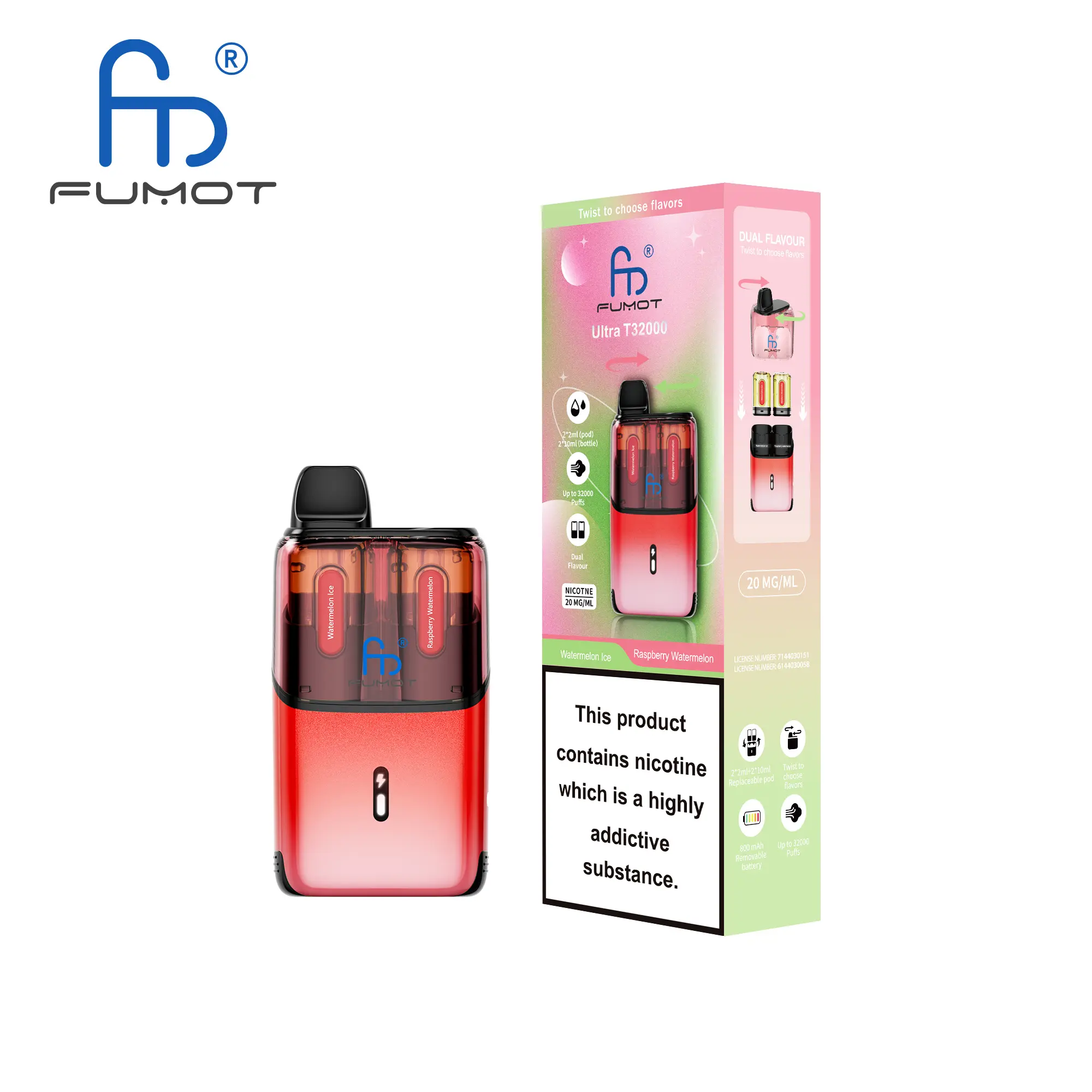 RandM Fumot T32000 Kit + 16K Pod