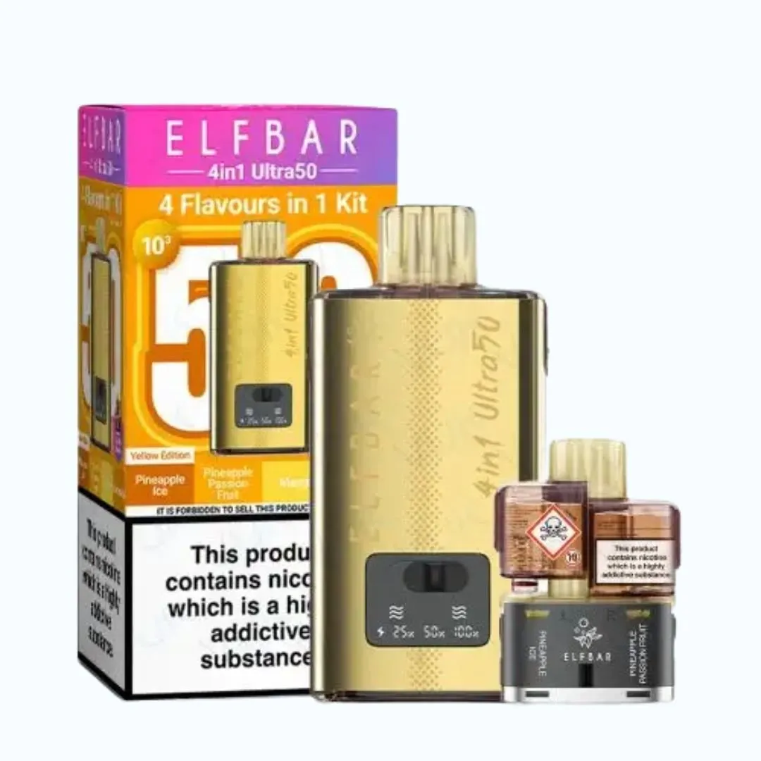 Elf Bar 4in1 Ultra 50K Puffs Prefilled Pod Kit