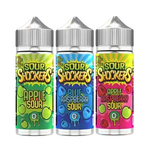 Buy Sour Shockers 120ml Shortfill E-Liquids UK
