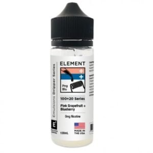 Element Shortfills E-Liquid Vape Juice | Pink Grapefruit + Blueberry 100ml - 0mg