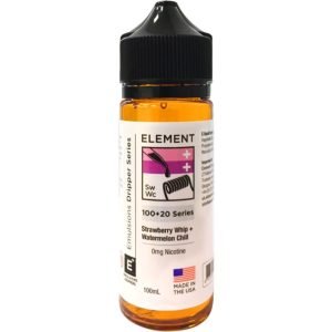 Element Shortfills E-Liquid Vape Juice | Strawberry Whip + Watermelon Chill 100ml - 0mg