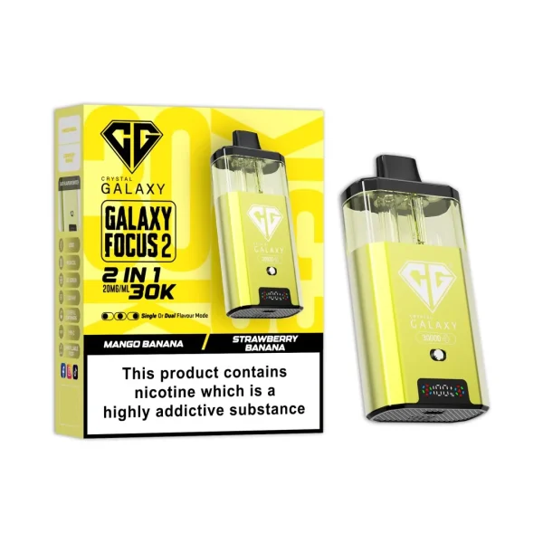Crystal Galaxy Focus 2 30K Prefilled Pod Kit | 30,000 Puffs Dual Flavour Vape UK